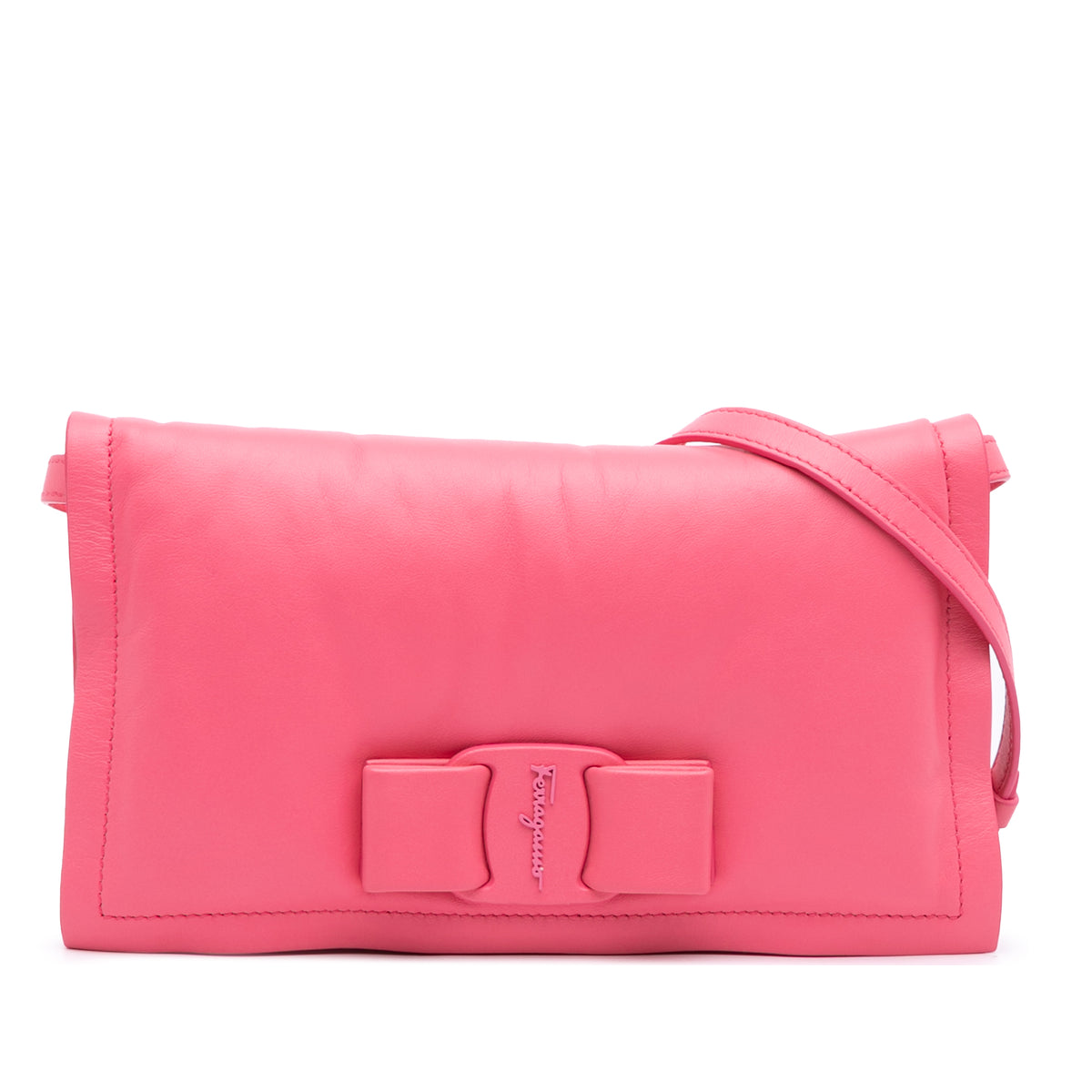 Mini Padded Leather Viva Bow Crossbody