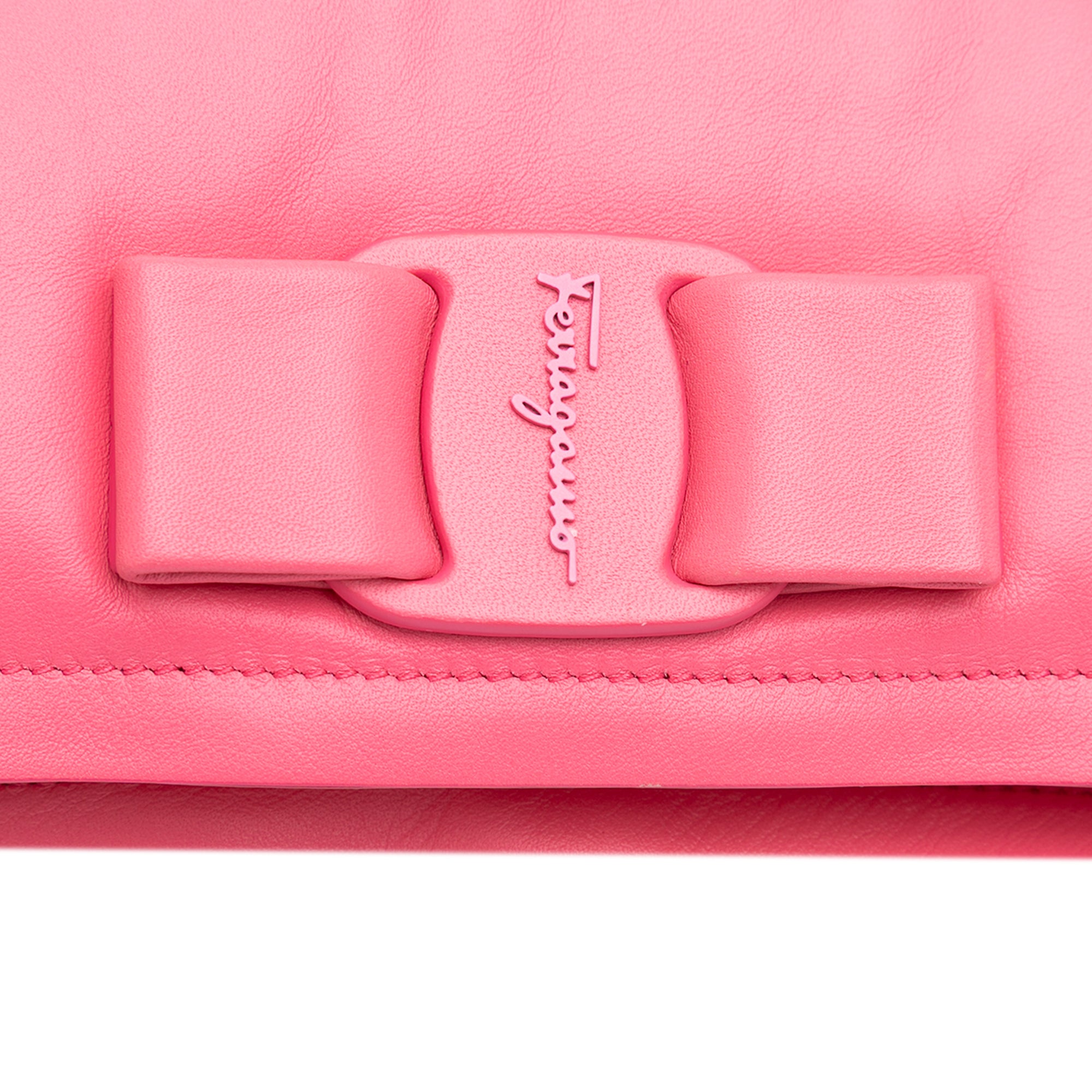 Mini Padded Leather Viva Bow Crossbody