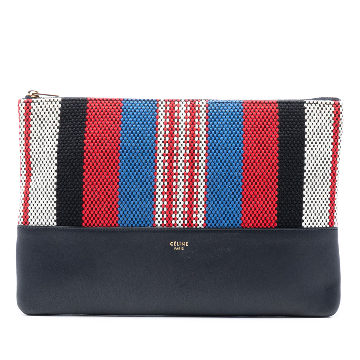 Canvas Striped Solo Pouch