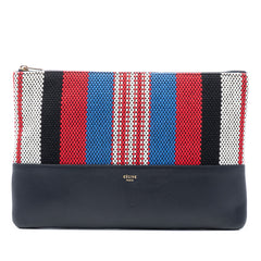 Canvas Striped Solo Pouch