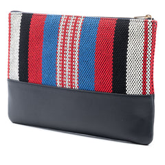 Canvas Striped Solo Pouch