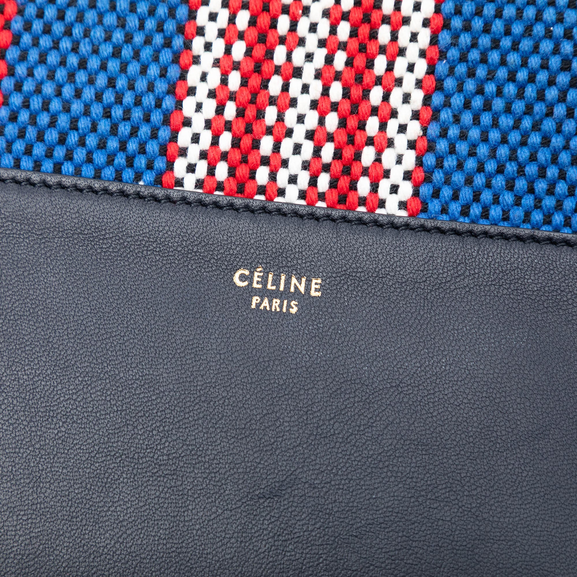 Canvas Striped Solo Pouch