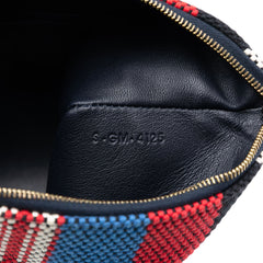 Canvas Striped Solo Pouch