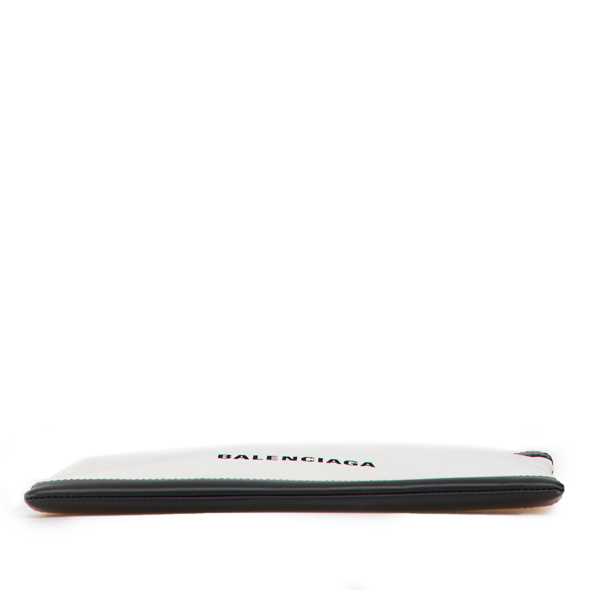 M Canvas Navy Clip Clutch