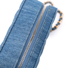 Quilted Denim Pearl Crush Camera Bag