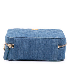 Quilted Denim Pearl Crush Camera Bag
