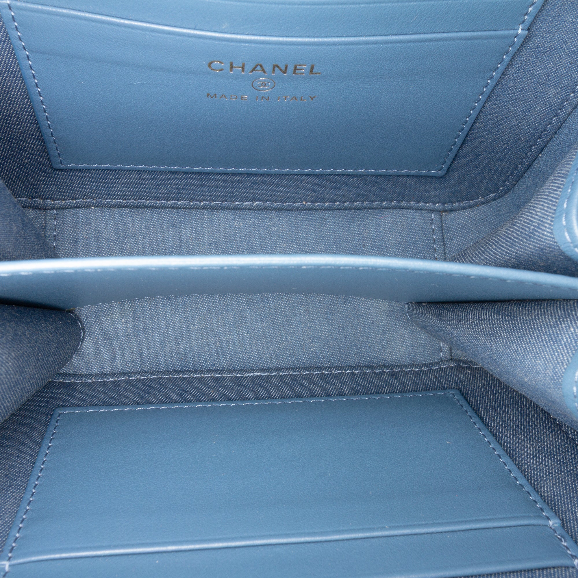 Quilted Denim Pearl Crush Camera Bag