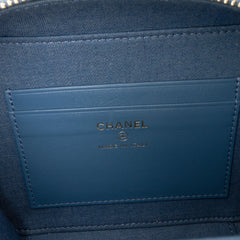 Quilted Denim Pearl Crush Camera Bag