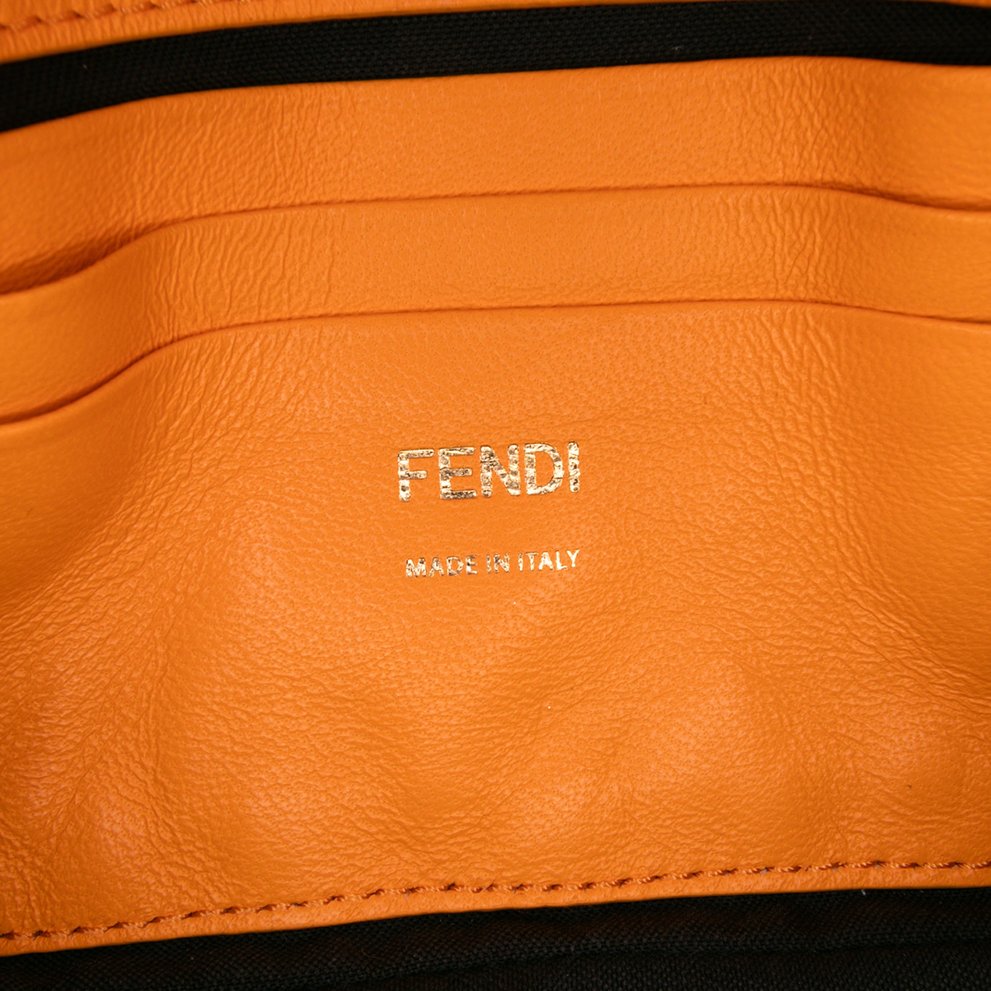 Mini Zucca Embossed Leather Baguette Satchel