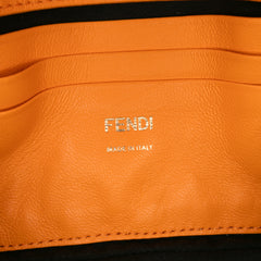 Mini Zucca Embossed Leather Baguette Satchel