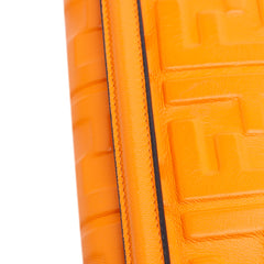 Mini Zucca Embossed Leather Baguette Satchel