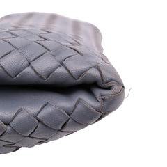 Nappa Intrecciato Double Zip Clutch