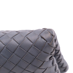Nappa Intrecciato Double Zip Clutch