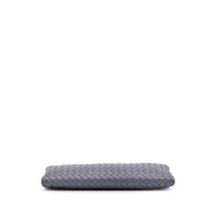 Nappa Intrecciato Double Zip Clutch