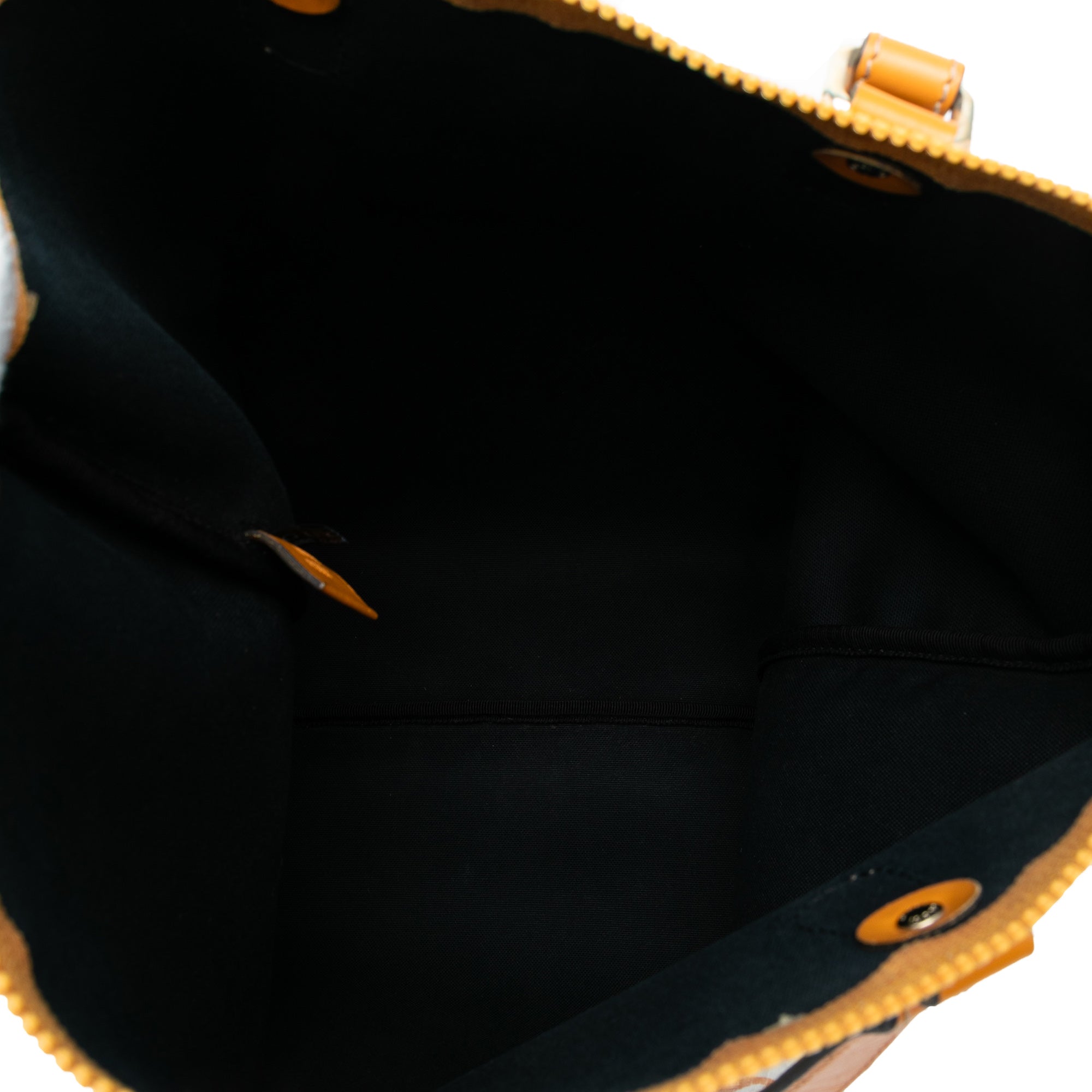 GG Supreme Heritage Logo Flat Zip Tote