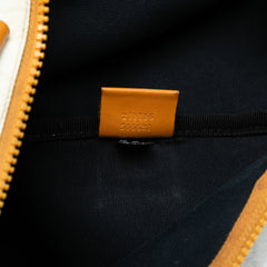 GG Supreme Heritage Logo Flat Zip Tote