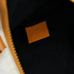 GG Supreme Heritage Logo Flat Zip Tote