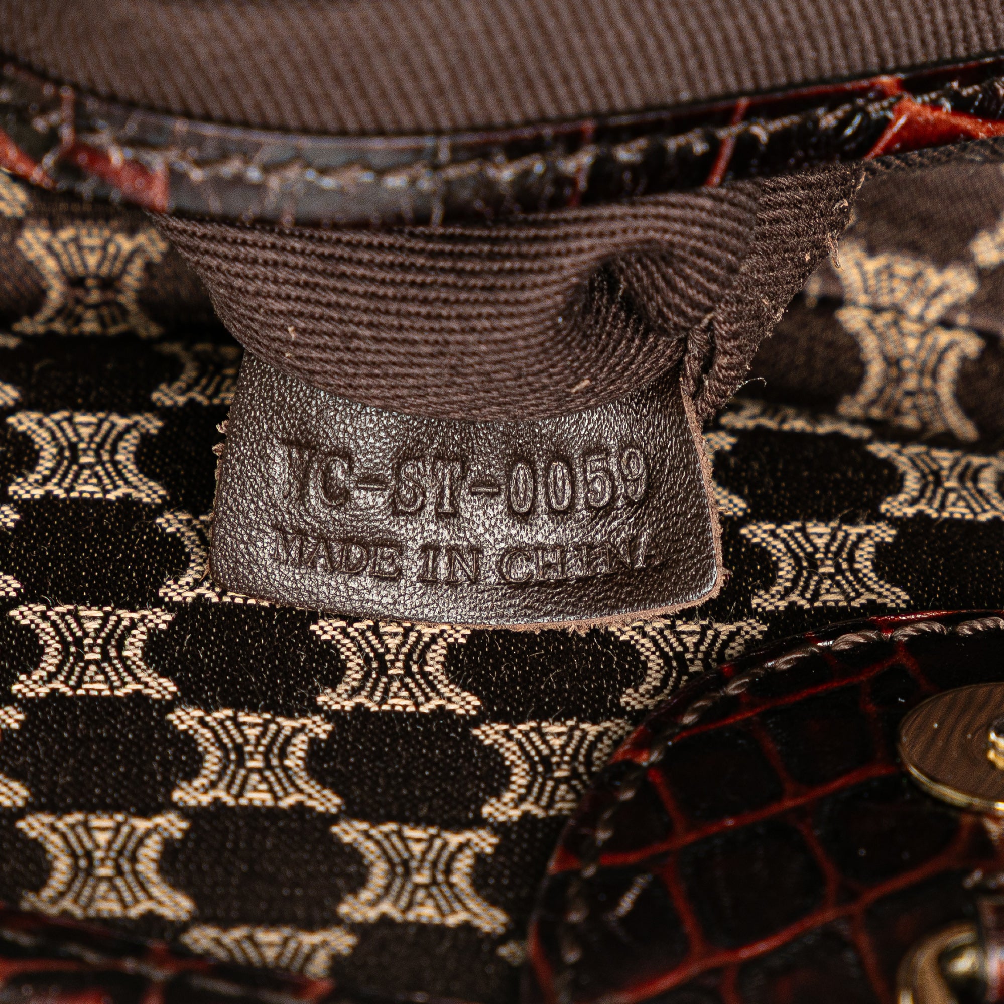 Macadam Canvas Shoulder Bag
