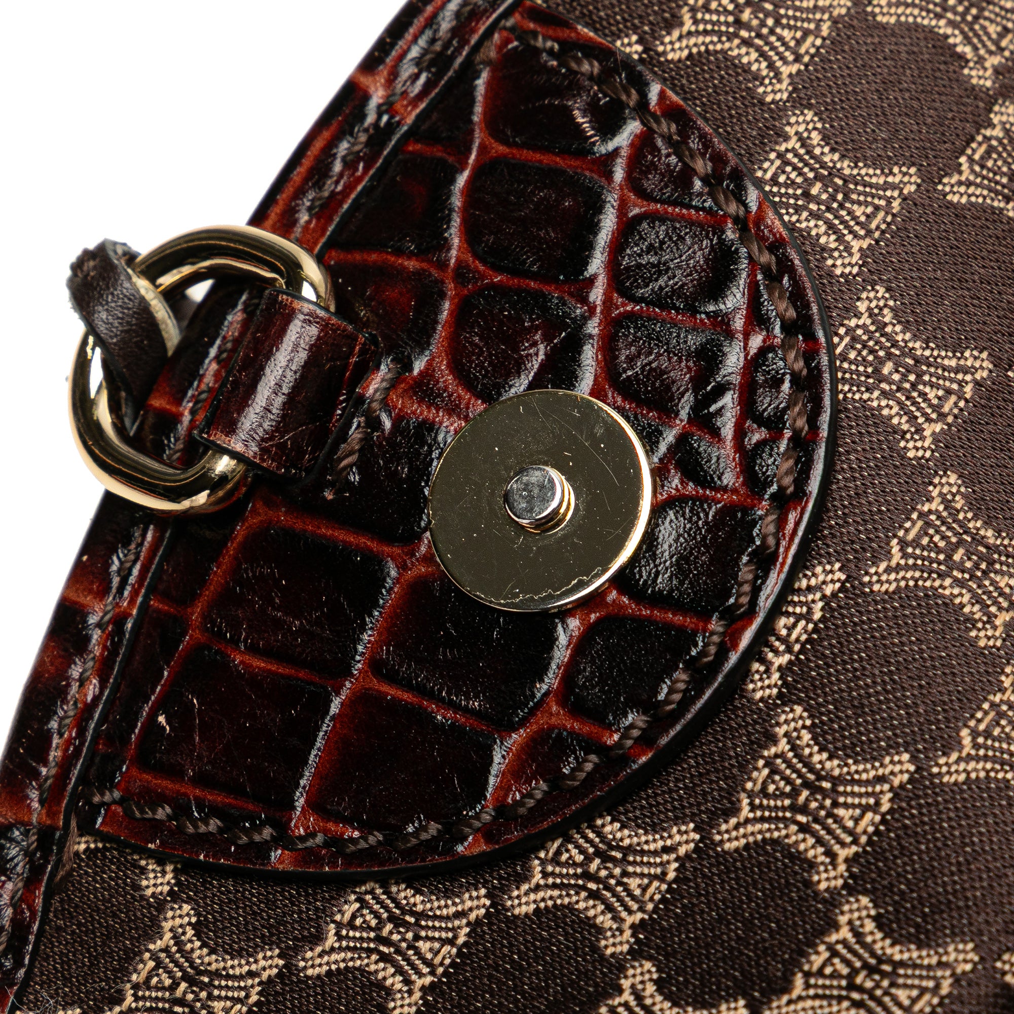 Macadam Canvas Shoulder Bag