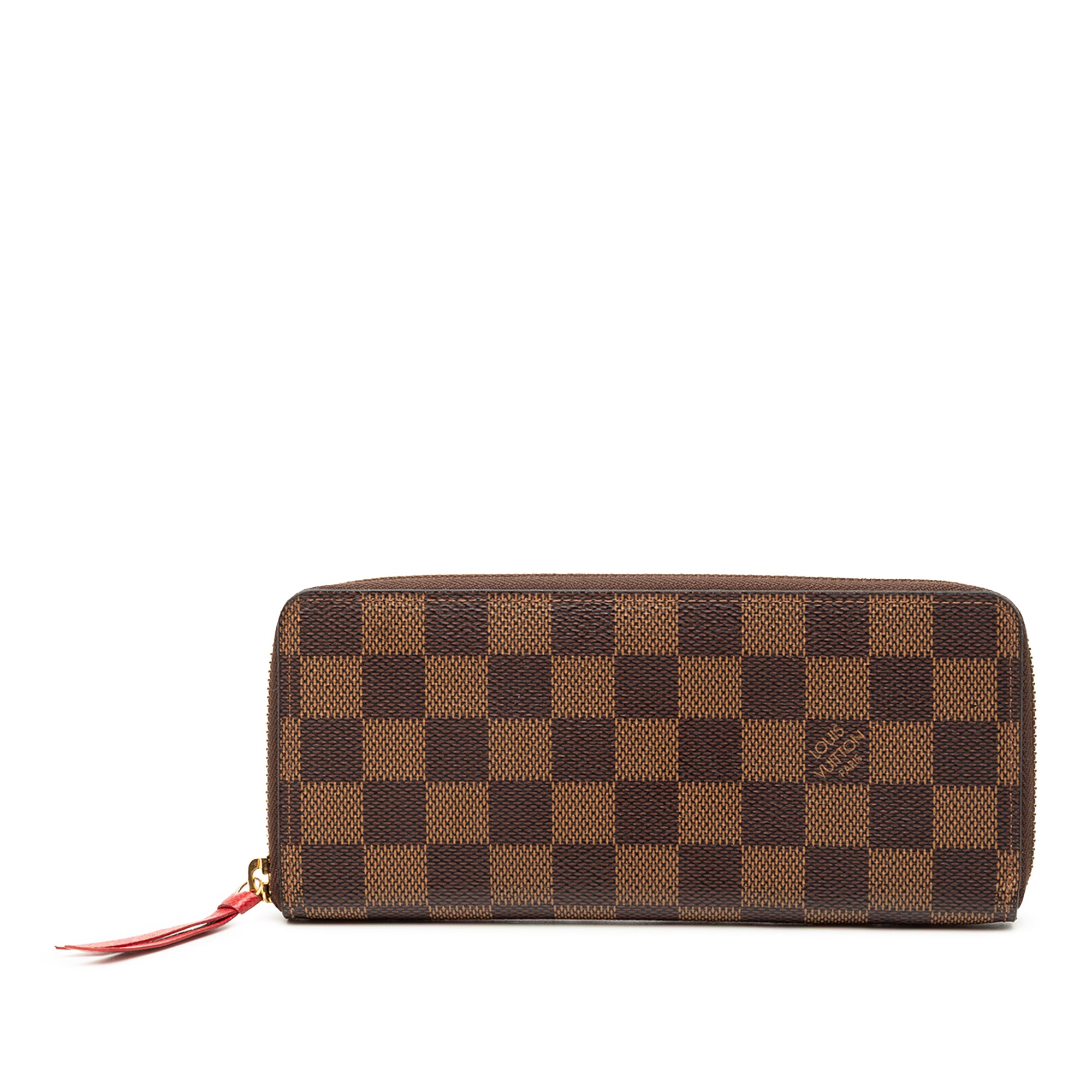 Damier Ebene Clemence Zippy Wallet