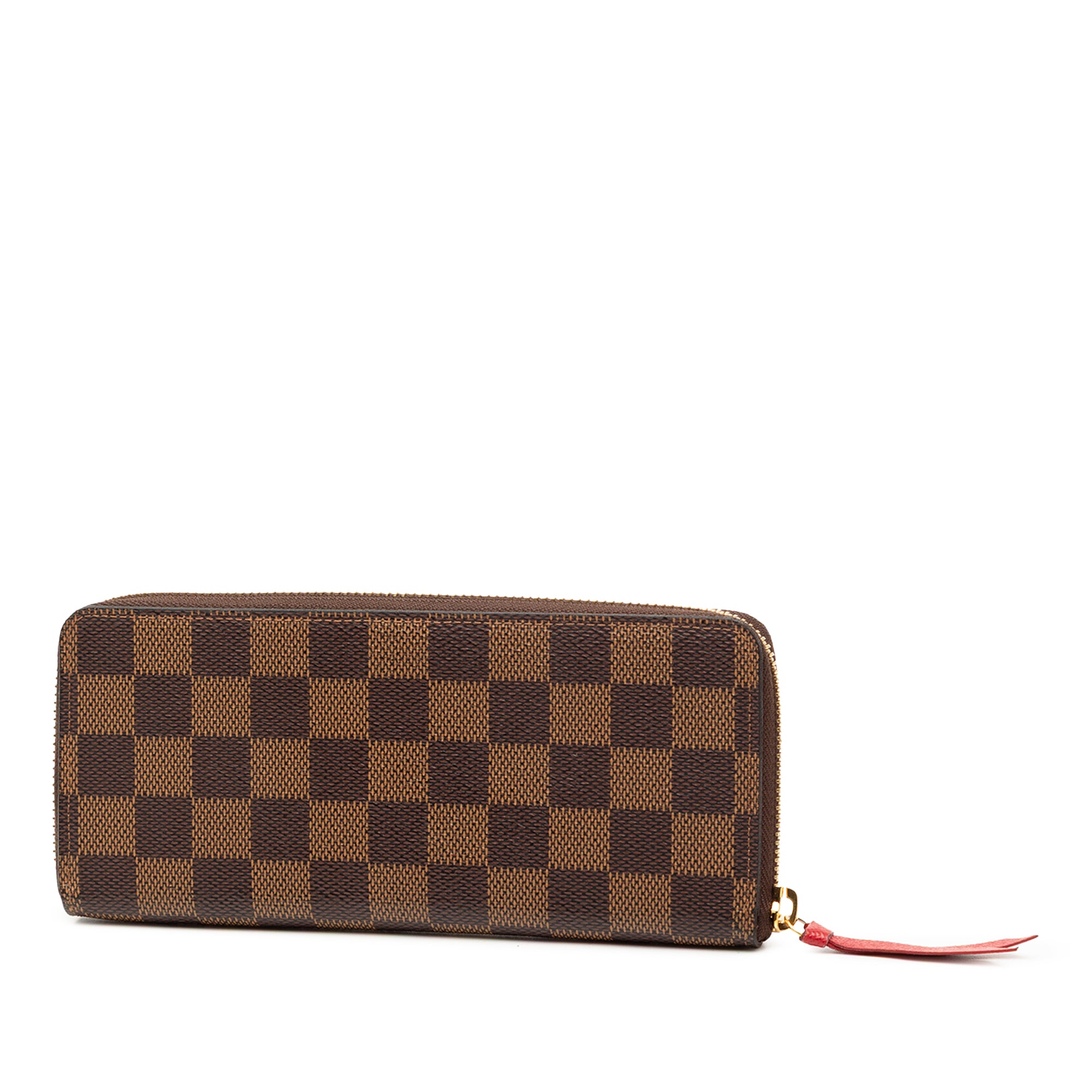 Damier Ebene Clemence Zippy Wallet