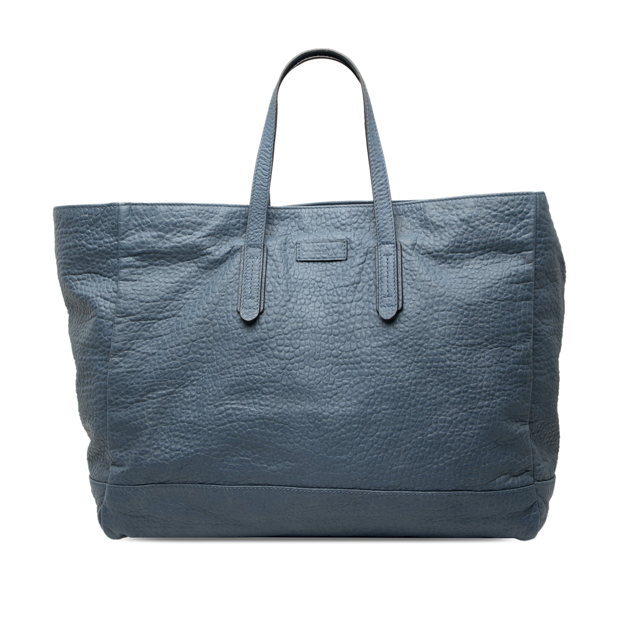 Large Grained Leather Tote