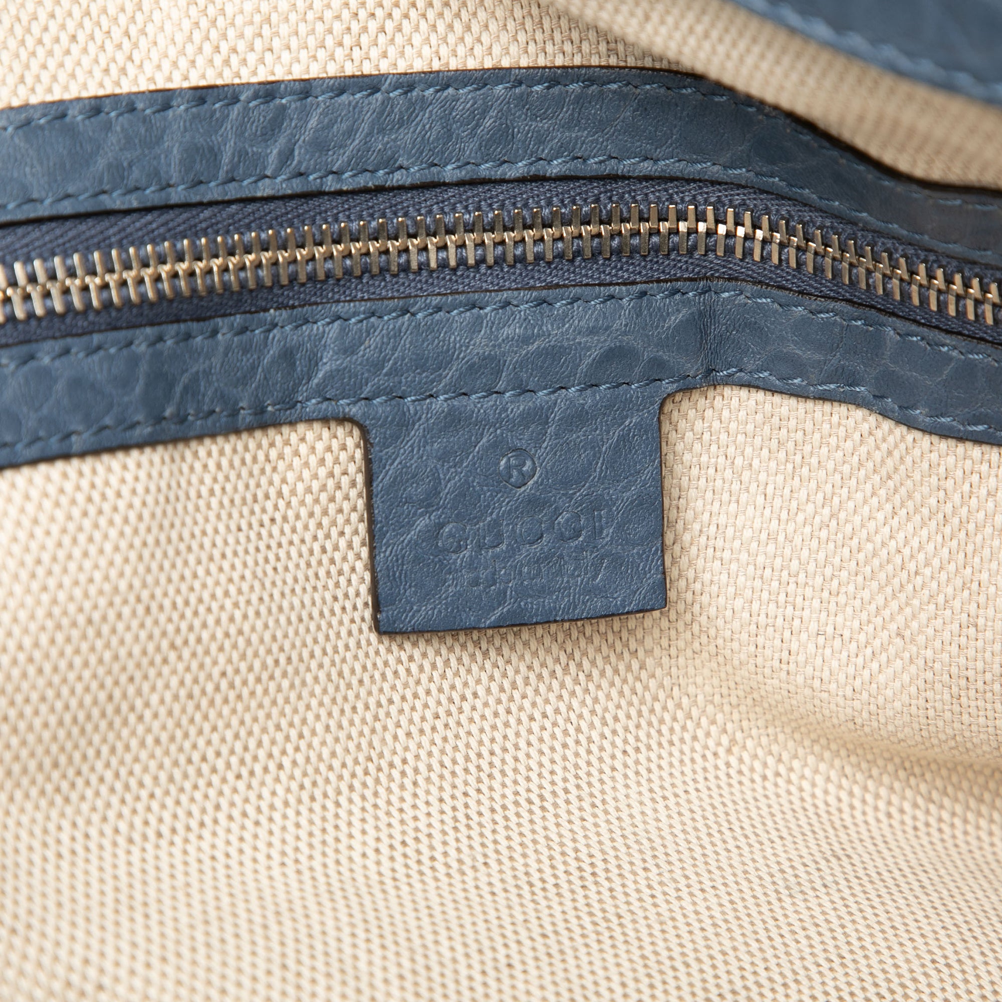 Large Grained Leather Tote