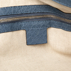 Large Grained Leather Tote