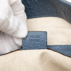 Large Grained Leather Tote