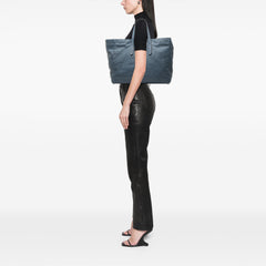 Large Grained Leather Tote