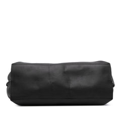 Large Leather Bamboo Daily Satchel