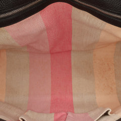 Large Leather Bamboo Daily Satchel