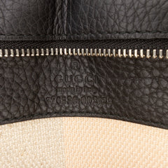 Large Leather Bamboo Daily Satchel