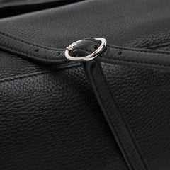 Large Leather Bamboo Daily Satchel