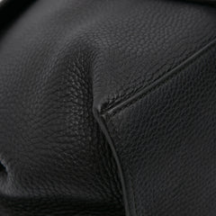 Large Leather Bamboo Daily Satchel