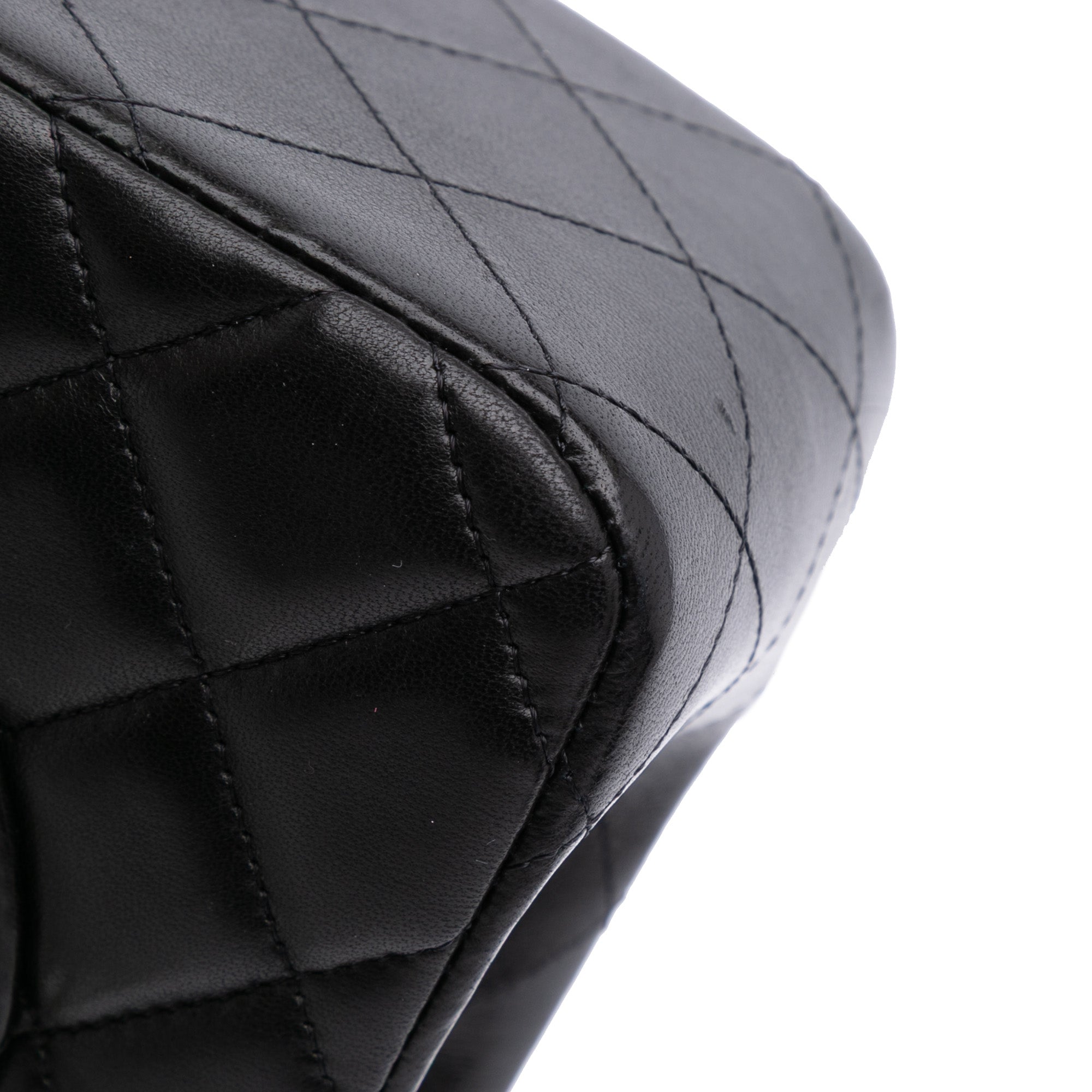 Jumbo Classic Lambskin Double Flap