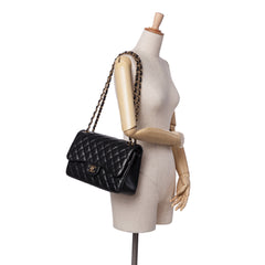 Jumbo Classic Lambskin Double Flap