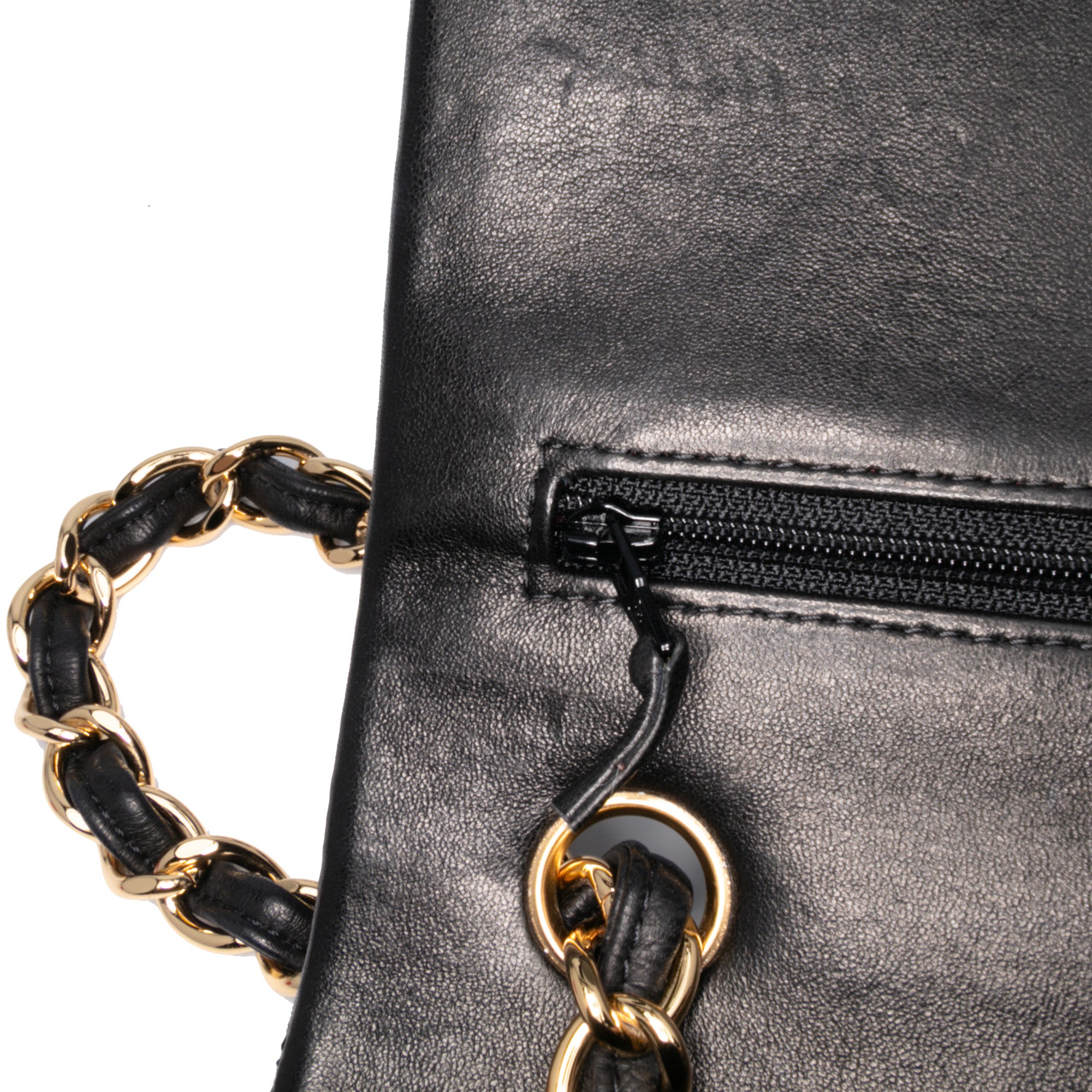 Jumbo Classic Lambskin Double Flap
