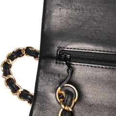 Jumbo Classic Lambskin Double Flap