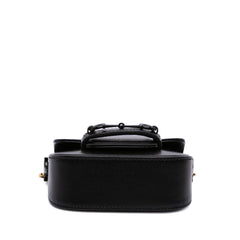 Mini Leather Horsebit 1955 Web Satchel