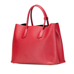 Medium Saffiano Cuir Double Satchel