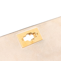 Large Grained Calfskin Roman Stud Satchel