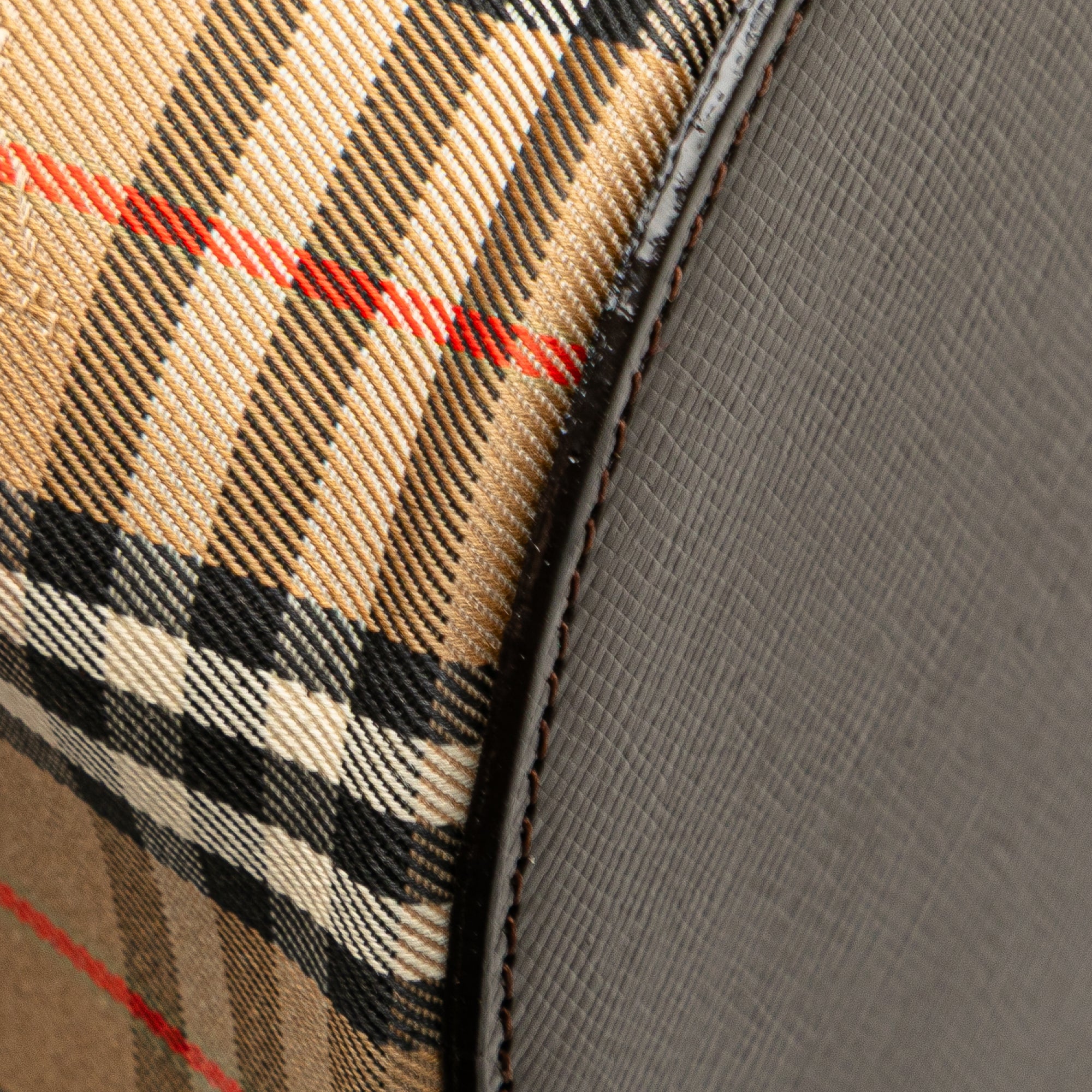 Haymarket Check Canvas Vanity Bag