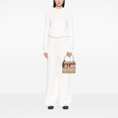 Haymarket Check Canvas Vanity Bag