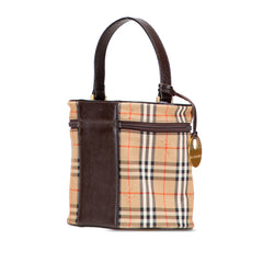 Haymarket Check Canvas Vanity Bag