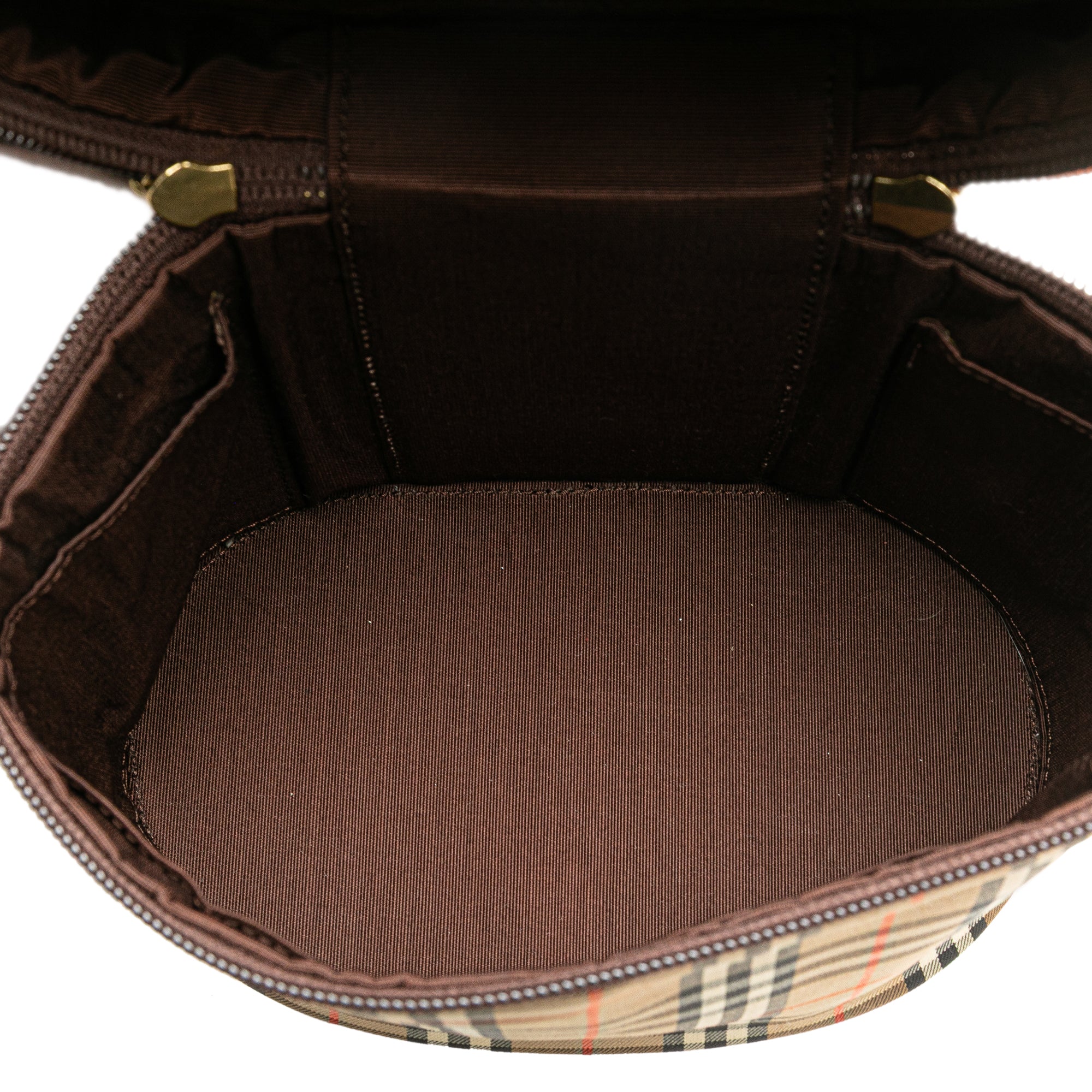 Haymarket Check Canvas Vanity Bag