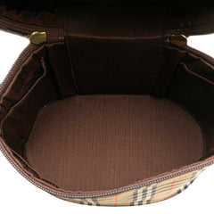 Haymarket Check Canvas Vanity Bag
