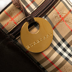 Haymarket Check Canvas Vanity Bag