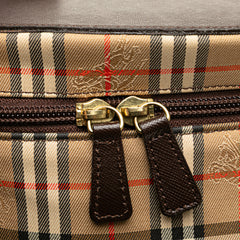 Haymarket Check Canvas Vanity Bag