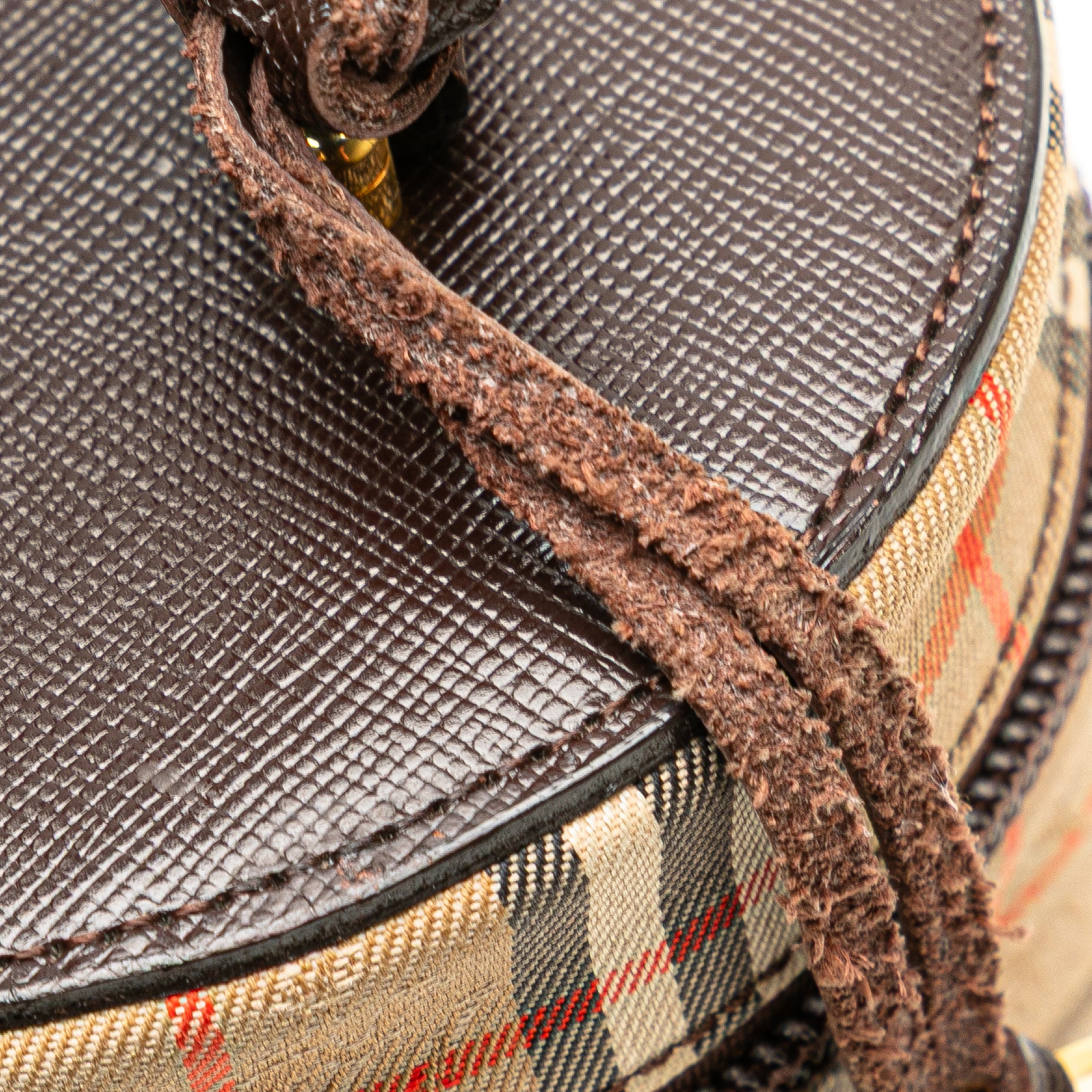 Haymarket Check Canvas Vanity Bag